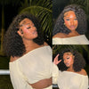 200% Density  Bob Wigs Short Pixie Cut Water Wave Wigs Human Hair Natural Black Brazilian Deep Curly Wigs For Black Woman  ﻿