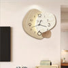 1 Pc Clock Wall Clock Living Room Light Luxury Fashion Simple Modern Decoration Clock Hanging Wall Quartz Restaurant Home