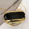 Fashion Elegant Metal Closure Box Shaped Crossbody Bags Women Evening Bags Wedding Mini Ladies Wallet Party Cute Purse ClutchBag