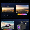 Develuck 10.26" Car DVR 350° Adjustable Carplay Android Auto Dash cam 4K Front&1080P Rear Camera Voice Control WIFI Dual lens FM