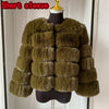 Damenmode Kunstpelzmantel superheiß Herbst Winter Damen kurze Kunstfuchsjacke flauschig hohe Qualität 7XL Damen Pelzmäntel