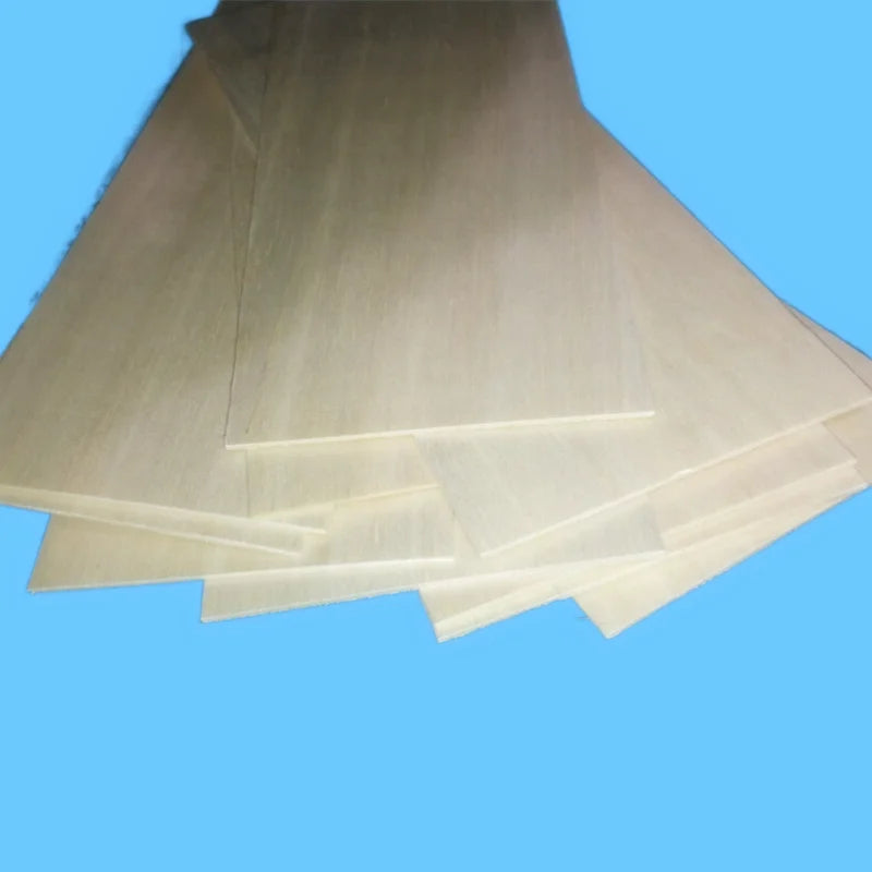 5 pcs Balsa Wood Sheets ply 150/200/250mm long 100mm wide 0.75/1/1.5/2/2.5/3/4/5/6/8/10mm thick for Craft DIY Project