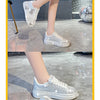 2024 Autumn New Luxury Women's Sports Shoes Cartoon Water Diamond Women's Shoes Luxury Fashion Flat Casual Shoes zapatos mujer