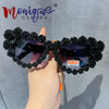 Vintage Sexy Cat Eyes Baroque Vintage Sunglasses For Women Black Flower Beach Sun Glasses Ladies  Lunette Soleil Femme