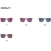 2024 New Trendy Cool Children's Colorful Shiny Square Sunglasses Girls Trendy Fashionable Cute Sun Glasses Kids Eyewear