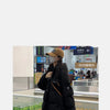 EVNISI Women Zipper Up Pockets Down Coat oversize Loose Coat Turtleneck Thicken Long Coat Women Casual Parkas 2024 Autumn Winter