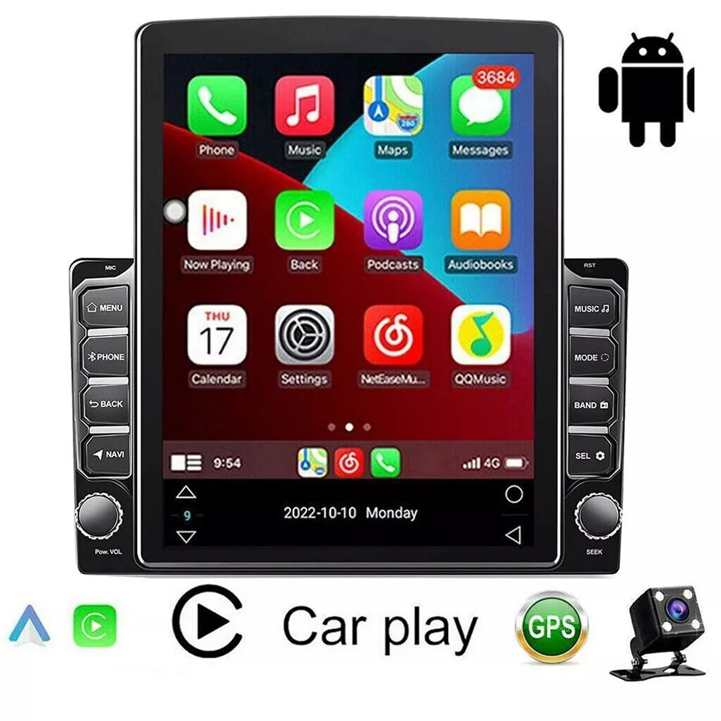 9.7" Universal Car Radio Android 2Din Vertical Touch Screen Multimedia Carplay Autoradio GPS Navi Radio BT DSP Wifi +Camera 2+32