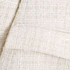TRZA Women Fashion Tweed Double Breasted Blazer Coat Vintage Long Sleeve Flap Pockets Female Outerwear Chic Veste Femme