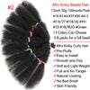 Afro Kinky Curly Hair Bulk Synthetic 12inch Ombre Marley Twists Braiding Hair #1B 4 27 30 33 99J Green Ombre Purple Brown Colors