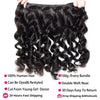 12A Loose Wave Bundles 100% Human Hair Extensions Malaysian Hair Weave Tissage Cheveux Humain Wave 1 3 4 Bundles For Black Women