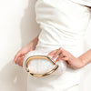 Women Acrylic Clutch Box Handbag Metal Handle Evening Bag Trendy Ladies Shoulder Crossbody Purse for Wedding Prom Cocktail Party