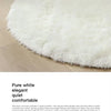 Plush round carpet living Room Decoration Children's Bedroom fluffy white carpet non-slip blanket bedside design Room play mat