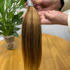 30 inch Honey Blonde Highlight Bundles Human Hair Straight  P4/27 Brazlian Hair Weave Colored Hair Bundles for Women 100g/pc