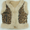 CM.YAYA Women's Set Sleeveless Fur Leopard Sequined V-neck Wool Vest and Pant Suits 2024 Street Two 2 Piece Set Outfit Tracksuit
