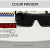 Modern Luxurious Sunglasses for Men Women Square Gradient Designer Unisex Brand Glasses Glamour Fashion Shades UV400