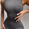 kliou Pencil Jumpsuit Women Full Seasons Casual Fitness Sporty Playsuit Sleeveless Slim Activewear  All In One Jumpsuit Clothing