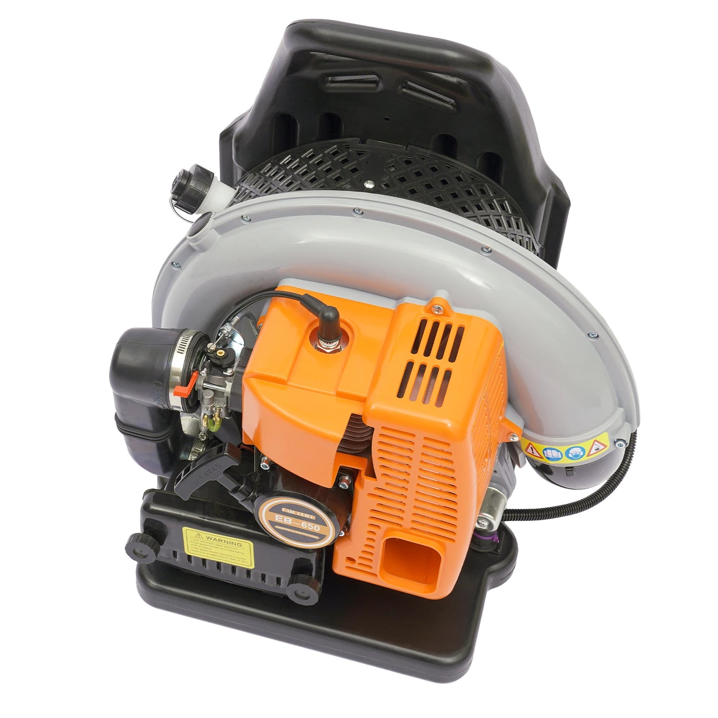 65CC 2 Stroke Petrol Backpack Leaf Air-cooled Blower Commercial Garden Yard Tool 2.7 kw 6800r/min