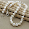 High Quality Fashion Long Pearl Necklace Pearl 925 Silver Jewelry For Women Statement Necklace