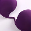 Women Low Cut Push Up Bra Sexy Backless Underwear Deep V Cross Back Bras Female Breathable Intimates Seamless Convertible Bra