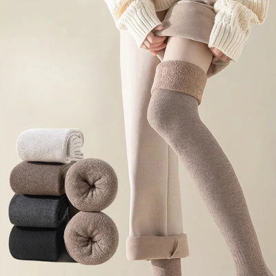 New Women Black White Knee High Lolita Socks Lady Female Over Knee Cute Long Sock Solid Color Stockings For Women