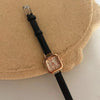 Hot Sales Women Watch Small Square Dial Thin Leather Strap Ladies Wristwatch Elegant Quartz Female Watches Casual reloj mujer