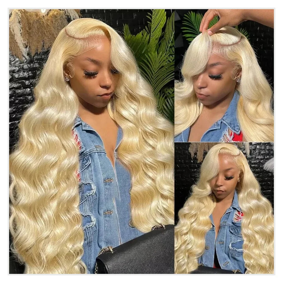 30 40 Inches Silver Grey Body Wave Lace Front Wigs 613 Hd Lace Frontal Wig 13x6 Raw Vietnamese Colored Human Hair Wigs For Women
