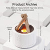 KINSCOTER Simulated Flame Aroma Diffuser Bonfire Air Humidifier Ultrasonic Cool Mist Maker Fogger LED Essential Oil Lamp Difusor