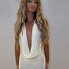 Knit Sequin Halter Mini Dress Women Sexy Deep V-neck Sleeveless Backless Hip Package Party Evening Dresses Chic Ladies Beachwear