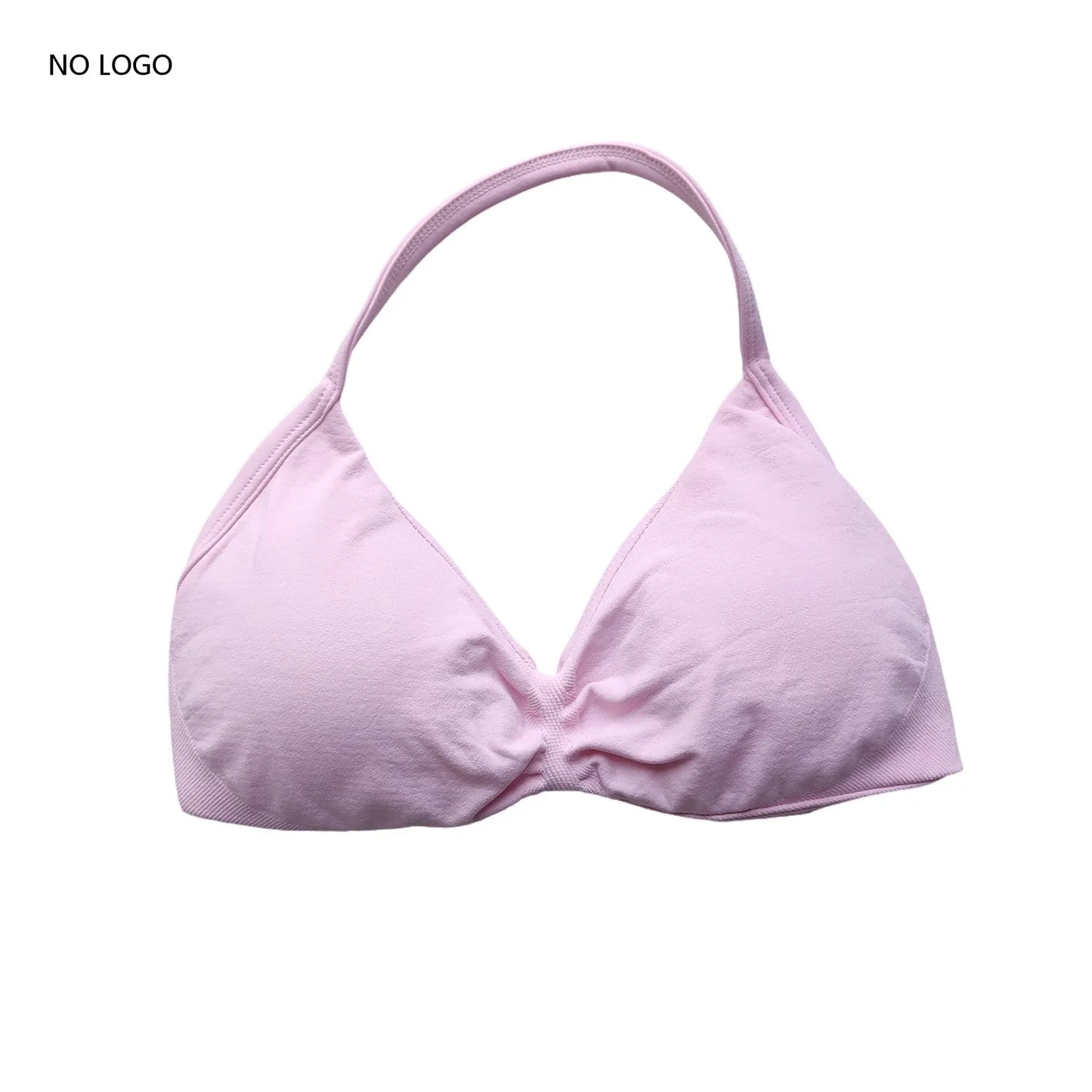 Impact Sports Bra Strappy Backless Yoga Gym Bra Removable Cups Women Workout Clothing Gym Top Halter Sport Bras