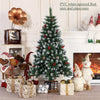 PVC Artificial Christmas Tree Spray White Pinecone Red Fruit Christmas Tree 1.2m-2.1m Christmas Party Atmosphere Home Decoration