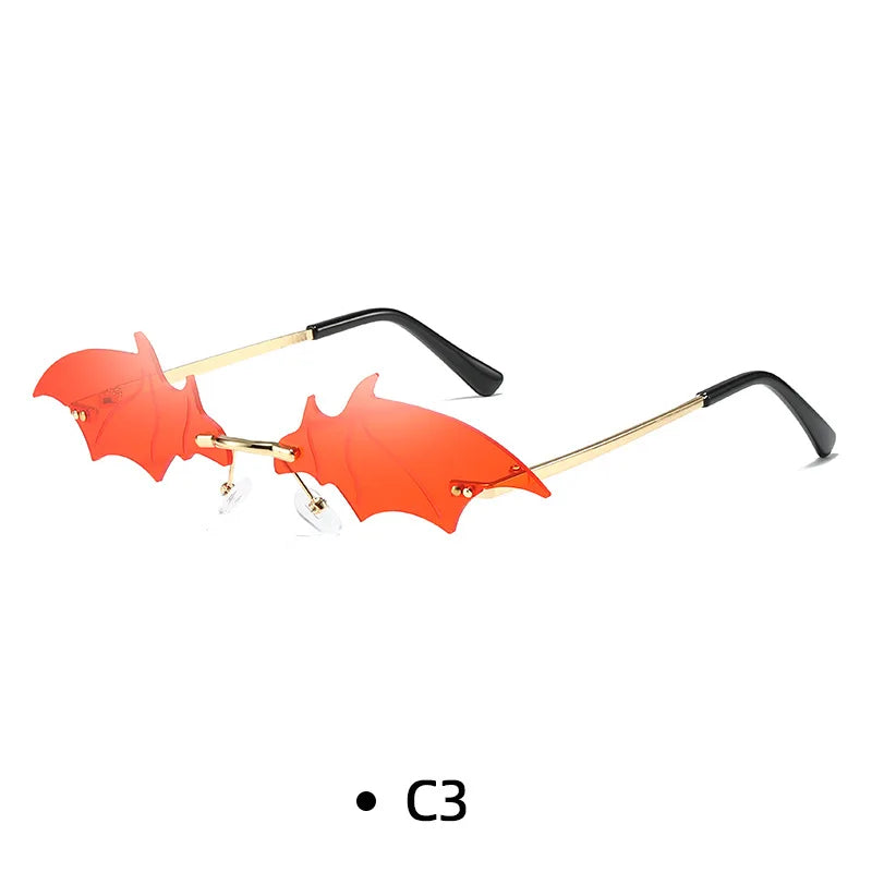 Rimless Sunglasses Women Luxury Brand Rhinestone Sun Glasses Ladies Cute Heart Shape Punk Party Eyewear очки від сонця женские