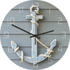 Funny Frog Acrylic Wall Clock Beach Starfish Record Marble Cat Retro Wall Decoration Clocks for Living Room Bedroom Office Home