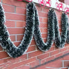 Christmas Tinsel Ribbons Garland Green Cane Wreath Xmas Tree Hanging Pendent Ornaments Wedding Party Supplies Home Decor