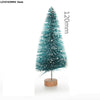 1/3/6 Pcs Miniature Christmas Tree Small Artificial Sisal Snow Landscape Architecture Trees for Christmas Crafts Tabletop Decor