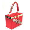 Spot Goods Red Color 2024 New Arrival Special Design Women Party Shoes Matching Bag Set For Luxury Wedding Party Women
