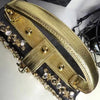 High-Grade crystal Evening Bag Female New Hollow Out Metal Carved Flower Diamond Handbag Box Fashion Chic Shoulder Crossbody Bag