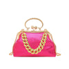 2024 Luxury Women Gold Green Chain Messenger Bags PU Leather Shoulder Bags Shell Clip Designer Handbag And Purse Wedding Clutch