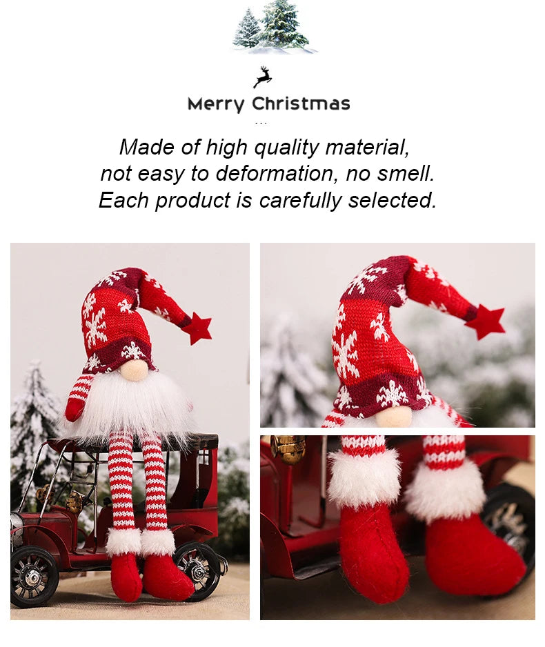 Glowing Gnome Christmas Faceless Doll Plush Toys 6 Styles Santa Claus Merry Christmas New Year Gifts Navidad Natal Home Decor