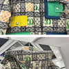 2023 European Station Winter New Down Jacket Women's Warm Fashion Short Color Patchwork Graffiti thick White Duck Down Coa
