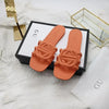 2025 Summer New Women's Slippers Fashion Versatile Holiday Outing One Word Flat Slippers