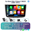 Android 14 For Benz Vito 2 Viano 2 W639 2003- 2015 2K QLED Android Car Radio Multimedia Video Player BT Stereo CarPlay Head Unit