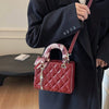 Small And Niche High-End Lurxury Handbag For Women 2024 Fashionable New Diamond Grid Handbag, Single Shoulder Crossbody Bag