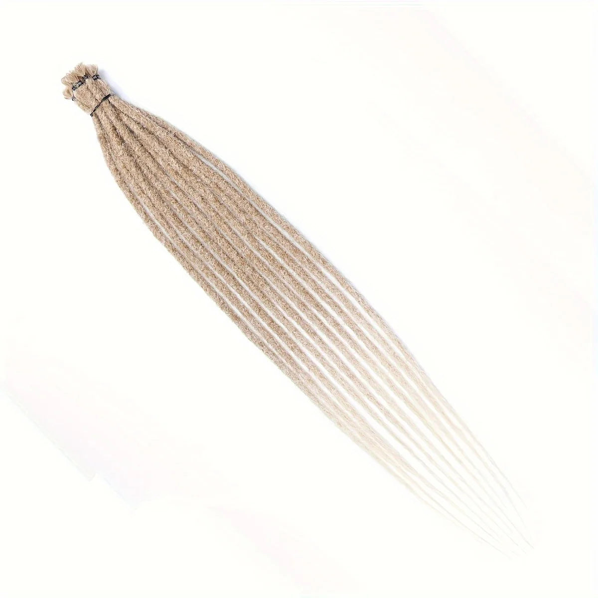 24Inch Dreadlock Extensions Synthetic Loc Extensions 0.6CM 100% Full Head Handmade Permanent Dreadlocks Extension for Men/Women