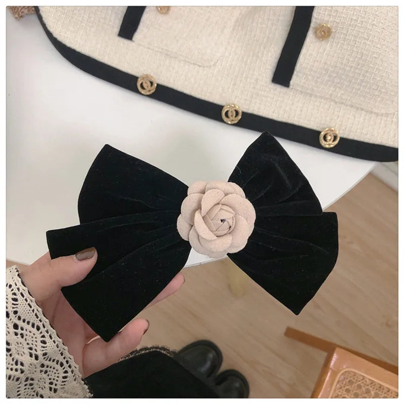 Luxury Jewelry Camellia Pearl Women Hair Clips Hair accessories for women