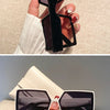 New Vintage Large Frame Sunglasses Women's Brand Designer Square Sun Glasses Women Travel Fashion Eyewear UV400 Gafas De Sol