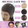 Deep Wave Human Hair Wig 360 Full Lace Hidden Strap Pre Plucked Glueless Natural Look Invisible Band Wig For Black Women