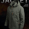 Windbreaker Men Tactical Jacket Waterproof Outdoor Hooded Coat Sports Military European Size S-5XL Field Climbing Thin Outwear