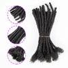 6 Inches Dreadlock Extensions Human Hair 0.6cm Width Full Handmade Loc Extensions Crochet Hair Human Hair for Man Women