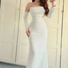 Customized Mermaid Evening Dress Party Classic  Jersey Strapless Dresses Modern Saudi Arabia Available in Colors Celebrity Gowns