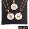 MHS.SUN High Quality Bubble Initial Necklace Letter A-Z Silver Color Zircon 26 Initial Balloon Pendant For Women Men Jewelry
